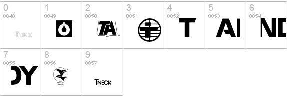 LogosCompanyP18 numbers 0-9 preview