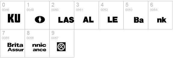 LogosCompanyP22 numbers 0-9 preview