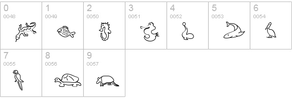 LoKinderDingsbums Links numbers 0-9 preview