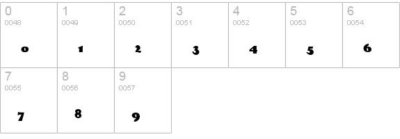 Long Ears MF numbers 0-9 preview