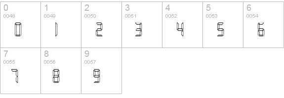 Loopy numbers 0-9 preview