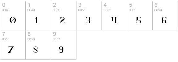 LotusEater numbers 0-9 preview