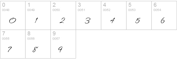 LoversQuarrelROB numbers 0-9 preview