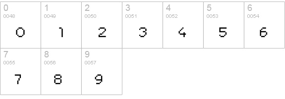 Lower Demo numbers 0-9 preview