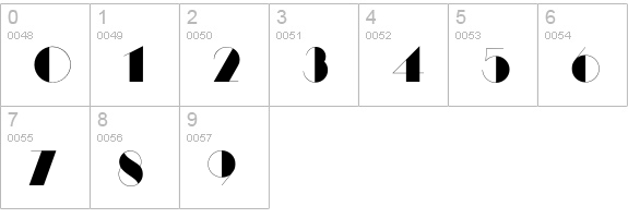 LSCManhattan numbers 0-9 preview