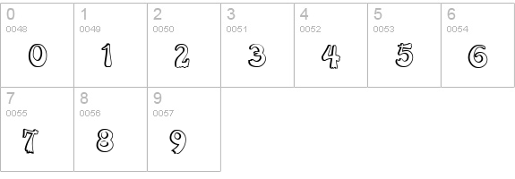 Lupine numbers 0-9 preview