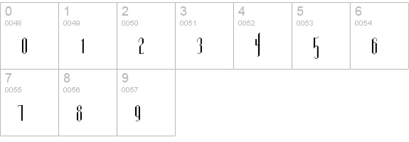 Luxembourg numbers 0-9 preview