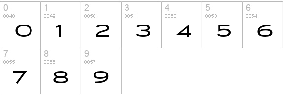 Luxury Gold numbers 0-9 preview