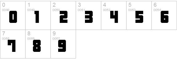 M23_HYDRANT SPECIAL numbers 0-9 preview