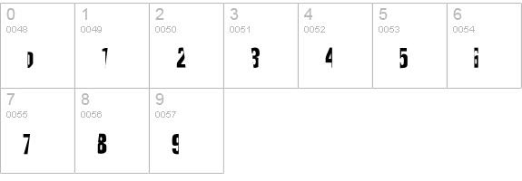 Maceo numbers 0-9 preview