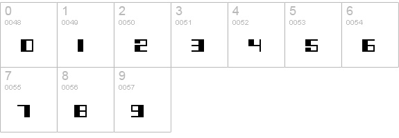 Mad Meka
 numbers 0-9 preview