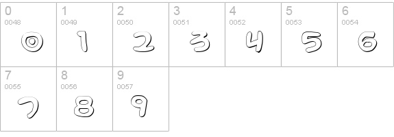 Magic Beans 3D numbers 0-9 preview
