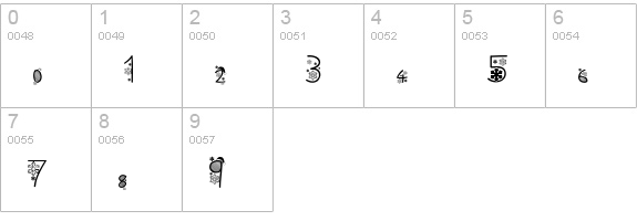 Magic Christmas numbers 0-9 preview