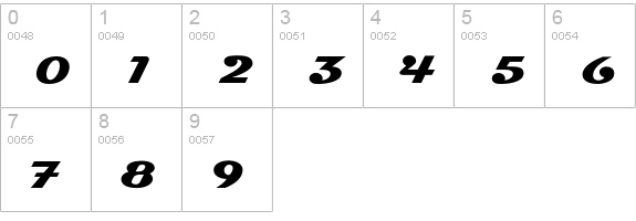 Magneto-BoldExtended numbers 0-9 preview