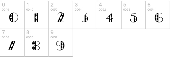 Manege numbers 0-9 preview