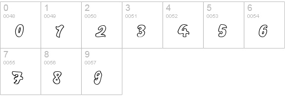 Mango numbers 0-9 preview