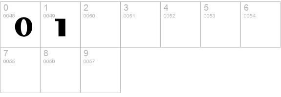 Manifest numbers 0-9 preview