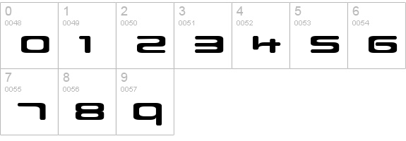 Marble Force 3 numbers 0-9 preview