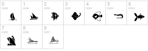 Maritime numbers 0-9 preview