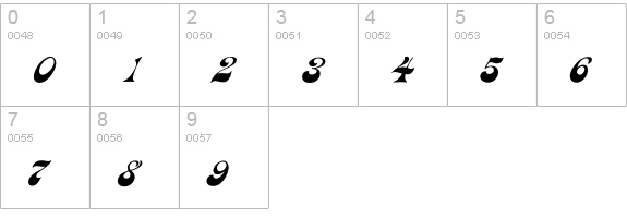 Marsha numbers 0-9 preview