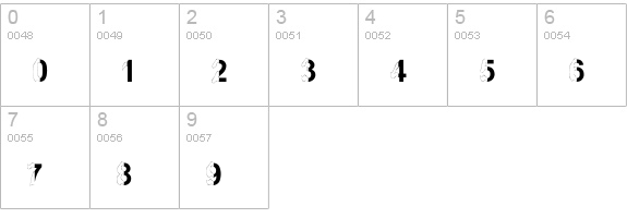 mashy Schizoid numbers 0-9 preview