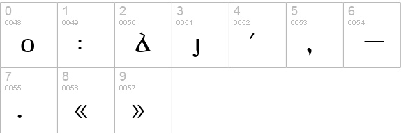Masis numbers 0-9 preview