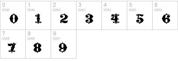 Maverick's Luck Fill numbers 0-9 preview