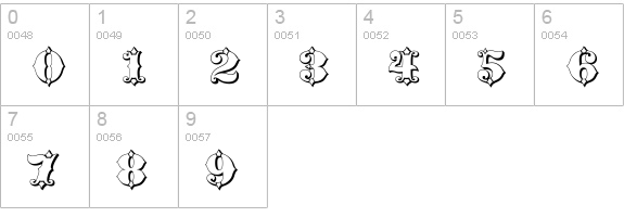 Maverick's Luck QJs numbers 0-9 preview