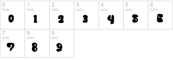 MAWNS rock numbers 0-9 preview