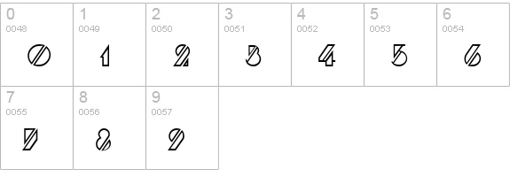 Maxwell numbers 0-9 preview
