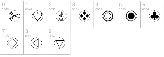 MBats numbers 0-9 preview