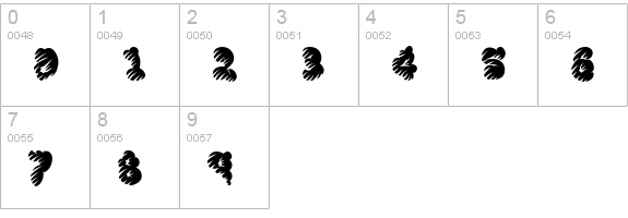 McKloud Misty numbers 0-9 preview