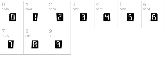 Medicals numbers 0-9 preview
