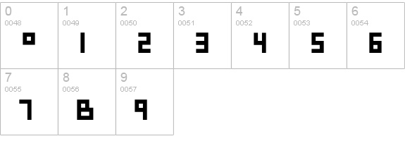 Mekanek numbers 0-9 preview