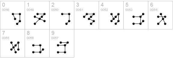 MetallicElement-KanaClear numbers 0-9 preview