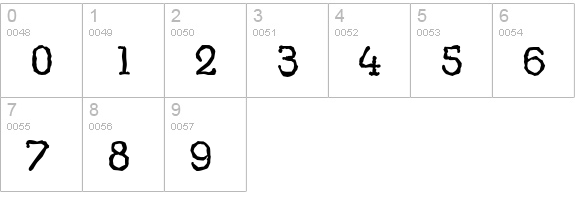 MexicoRandom-Regular numbers 0-9 preview