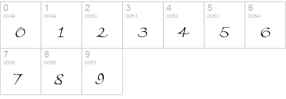Mikado numbers 0-9 preview