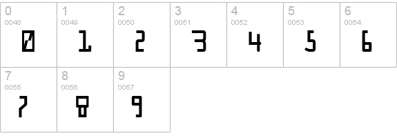 Miltown numbers 0-9 preview