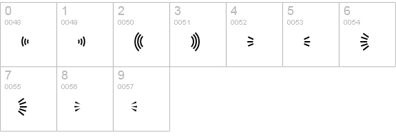 Mini Pics Digidings numbers 0-9 preview