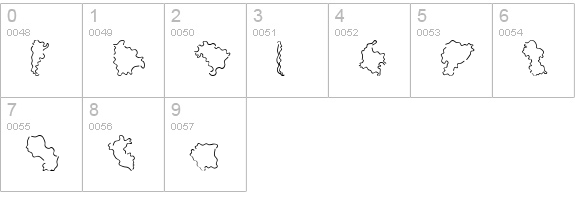 Mini Pics Global S Loose numbers 0-9 preview