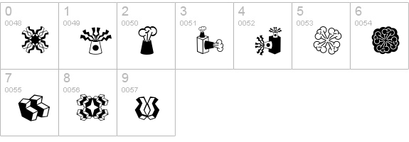 Mini Pics LilFeatures numbers 0-9 preview