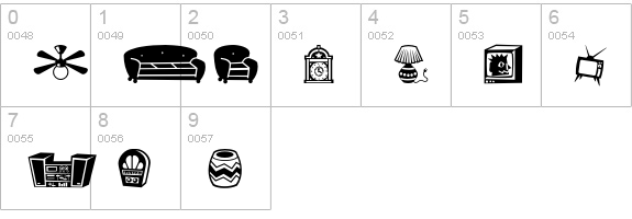 MiniPics-LilStuff numbers 0-9 preview