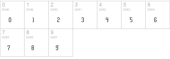 Misfortune numbers 0-9 preview