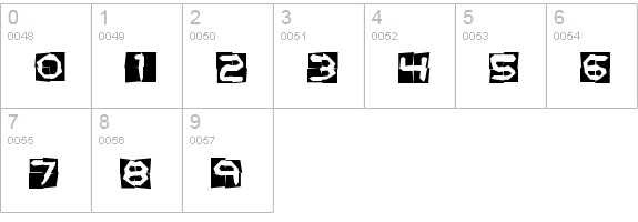 Mishmash 4x4o BRK numbers 0-9 preview