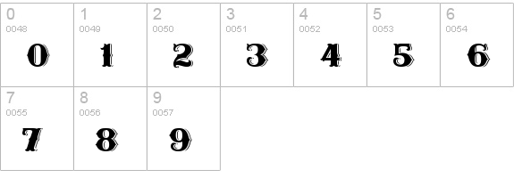 Miss Scarlett numbers 0-9 preview