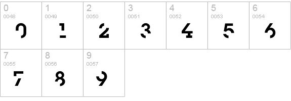 MissingLink numbers 0-9 preview