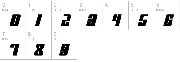 Mobile Infantry numbers 0-9 preview