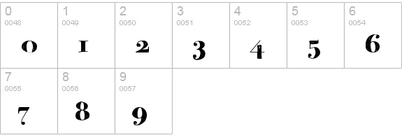 MomsDiner numbers 0-9 preview