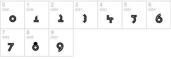 Monkey Business NF numbers 0-9 preview
