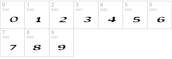 MonkeyCaughtStealing-SquatObliq numbers 0-9 preview